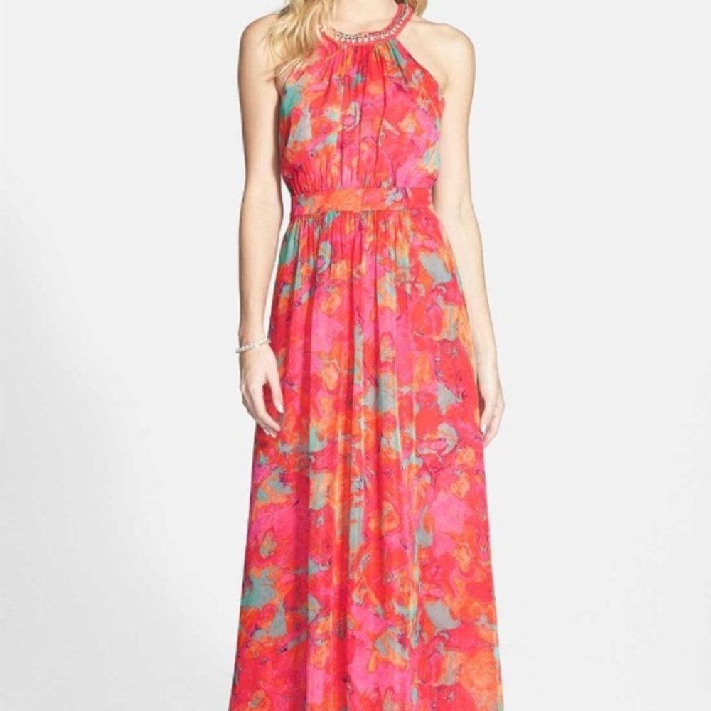 Laundry by Shelli Segal Women's Chiffon Dress
